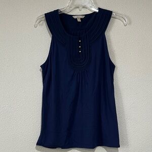 Banana Republic Navy Blue Sleeveless Top